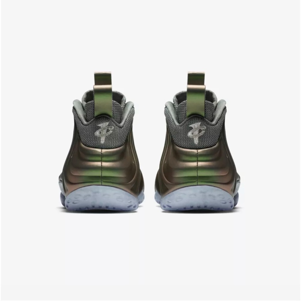 Women’s Nike Air Foamposite One Dark Stucco Green Black - Picture 6 of 17